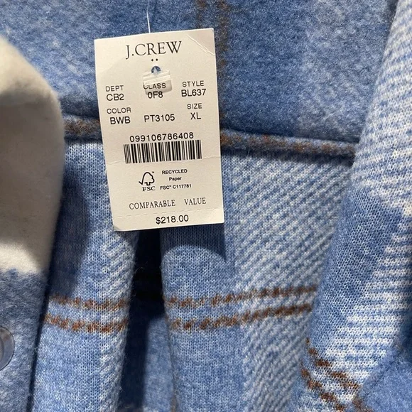 J CREW Longline Shirt Jacket - Picture 9 of 16